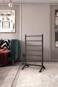 Porte-serviettes électrique en vente chaude, sécheuse à serviettes, support chauffant pour serviettes, rail chauffant pour serviettes, chauffe-serviettes de salle de bain à brancher - Product Image 3