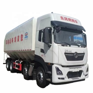 Dongfeng 30-40CBM Camion d'alimentation de volaille Système de contrôle hydraulique à double compartiment efficace pour les fermes avicoles et d'élevage - Product Image 1