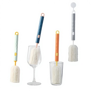 Neues Regenbogen-Design: Abnehmbare Reinigungsbürste mit langem Griff für Milchflaschen und Becher - Product Image 1