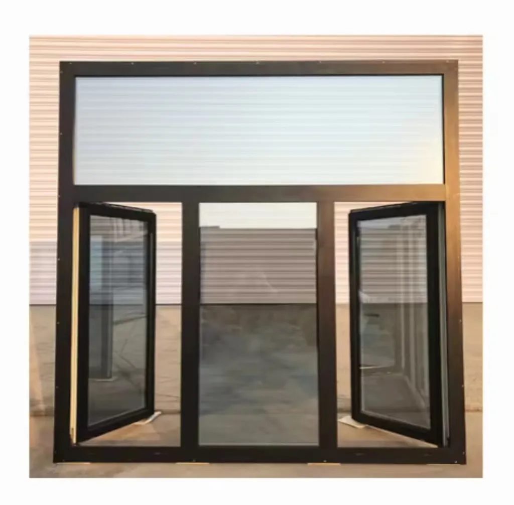 Nouveau design de fenêtres à battants en aluminium à cadre inclinable et isolant thermique de haute qualité pour maisons résidentielles modernes