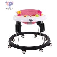 Marchette multifonctionnelle 3 en 1 pour bébé, marchette pliable à 8 roues pour garçon