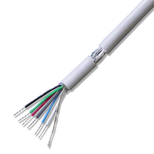 Câble de commande blindé multi-conducteurs 6 cœurs 26 AWG 2C 3C 4C 5C 6C 7C 8C, câble de signal gainé PVC - Product Image 2