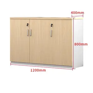 Werksverkaufspreis modernes Bürogedesign-Kartenaufbewahrungsraum modularer Bürogehäuse-Schrank mit 3 verschließbaren Türen
