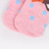 Chaussettes de cheville en coton mélangé, cadeau Cool, jolies femmes, chats, chiens, animaux à motifs rayés, nouveauté, amusantes