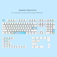 AFLION Custom Escape Electroplate RGB USB Keycap Cherry PBT Anime MX Switch Mechanical Keyboard Keycaps Jepang