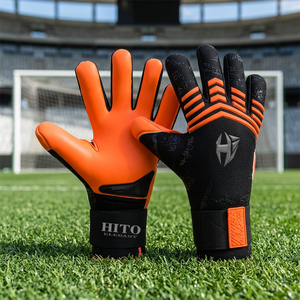 Gants de gardien de but professionnels en latex allemand 4 mm, gants de football de qualité supérieure - Product Image 2