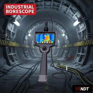 Cámara Boroscópica con Imagen Térmica, Pantalla de 6'', 360° °   Endoscopio Rígido Giratorio Impermeable IP67 para Inspección de Seguridad en Túneles Mineros - Product Image 1