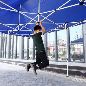 3x3 2x3 taşınabilir su geçirmez katlanır çadır Oxford kumaş katlanır gölgelik fuar çadır Pop Up gölgelik katlanır çardak çadırı - Product Image 4