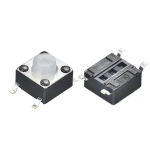 micro switches 6X6 4 pin tact switch smd tactile switch SMT silicone button