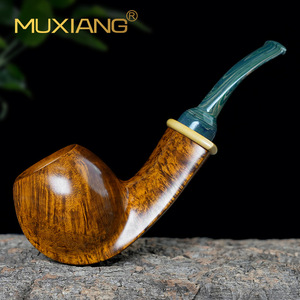 Muxiang Handmade Briar Wood Smoking Pipe Freehand Shape For Men Tobacco Pipe - Product Image 2
