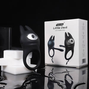 Penis halkası erkek boşalma kontrol vibratör çiftler için su geçirmez silikon yetişkin oyuncak mastürbasyon - Product Image 3