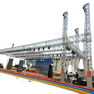 Estructura de Aluminio Portátil para Conciertos al Aire Libre, Estructura de Iluminación Giratoria para Conciertos, Estructura Triangular Cuadrada para Uso en Techos - Product Image 1