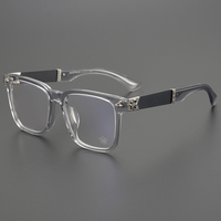 Lunettes optiques de luxe personnalisées de grande taille, monture rectangulaire solide, de haute qualité, durables, en acétate classique, livraison rapide