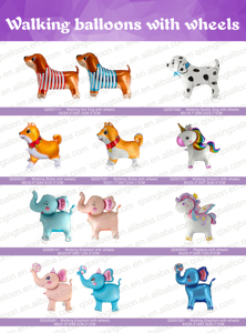 <span class=keywords><strong>Coniglio</strong></span> ambulante <span class=keywords><strong>con</strong></span> ruote palloncini dinosauri unicorni elefanti palloncini gonfiabili decorazioni per feste di compleanno forniture giocattolo - Product Image 3