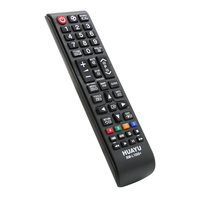 Télécommande universelle intelligente à code fixe HUAYU RM-L1088+ pour téléviseur, remplacement, 2 piles AAA, certifiée CE/FCC, matériau ABS, pour Samsung