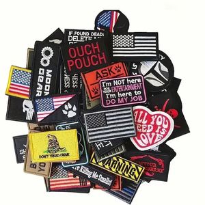 Patchs personnalisés amusants toutes tailles, entièrement brodés, avec attaches auto-agrippantes pour casquettes, sacs à dos, gilets, harnais et uniformes - Product Image 6