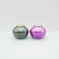 Luxe 30g 50g Nouveau Design Récipient Vide Cosmétique En Plastique Pots Cosmétiques Crème Pot Avec Couvercle