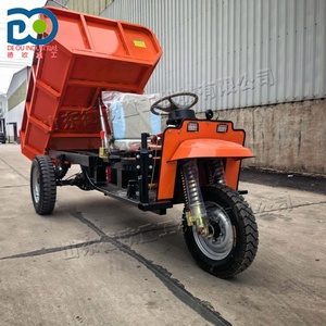 Triciclo Elettrico Industriale per Miniere, con Ribaltabile Idraulico per Trasporto Scorie e Passeggeri in Gallerie Sotterranee - Product Image 2
