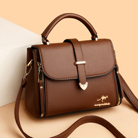 Tas Tangan Fashion Terbaru Wanita Bahan Kulit PU, Tas Selempang Wanita Mewah nan Sederhana, Tas Crossbody Elegan