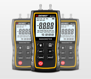 Manomètre différentiel d'air <span class=keywords><strong>portable</strong></span> Sndway SW-512A SW-512B SW-512C, manomètre numérique - Product Image 4