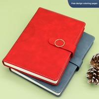 Carnet de planification en cuir rigide à boucle, directement de l'usine, pour la gestion de l'autodiscipline, journal d'affaires 365 jours, cadeau personnalisé