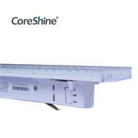 Rail d'éclairage de plafond à 4 fils monté en surface suspendu de conception moderne linéaire LED 220V