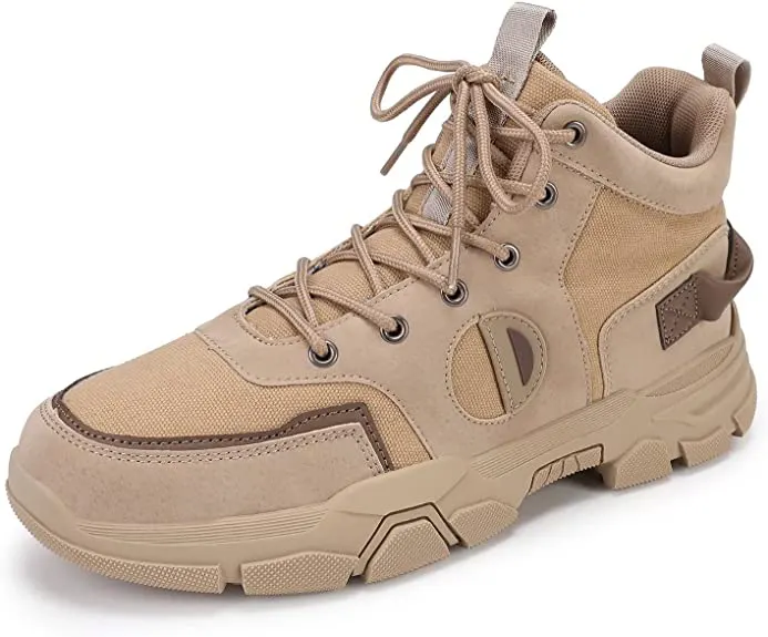 New design light weight walking style waterproof trekking shoes hiking boots men outdoor