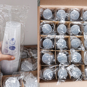 Hot Sale PET Juice Bottle with Lid Clear Boba Tea Bottle for DIY Cold <b>Drink</b> 500ML 700ML <b>Plastic</b> <b>Cup</b> - Product Image 2