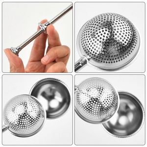 Infusor de Té con Botón de Presión de Acero Inoxidable 304, Modelo 2026, para Eventos - Product Image 6