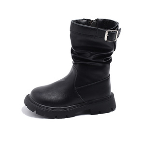 Nouvelles Bottes Mi-Mollet Rétro pour Filles, Style Maillard Tendance, Semelle Épaisse, Chaussures Décontractées de Princesse - Product Image 5