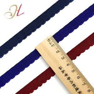 Bán buôn đầy màu sắc 1.2cm răng cạnh Picot ban nhạc đàn hồi nylon ren TRIM chống trượt đồ lót đàn hồi Áo ngực dây đai - Product Image 4