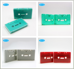 Cassette audio adaptée avec bande colorée et transparente, OEM fourni et échantillon gratuit pour tester la qualité. - Product Image 2