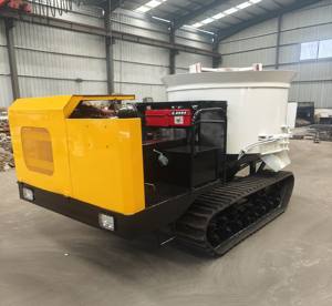 मोबाइल फ्लैट मुंह तैयार मिश्रित कंक्रीट पंप, सभी इलाके क्रॉलर प्रकार इंजीनियरिंग कंक्रीट मिक्सिंग टैंक. - Product Image 5