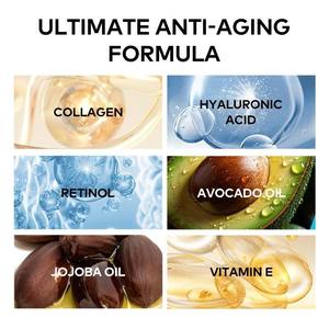 Crème pour le visage et le cou OEM avec acide hyaluronique et collagène pour une hydratation, un effet anti-rides et anti-âge, marque privée - Product Image 2