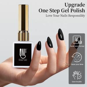 R S Nail Private Label Black One Step Gel Esmalte de uñas Efecto <span class=keywords><strong>mate</strong></span> brillante Soak Off Led Gel Polish Nail Art Manicure Salon - Product Image 2