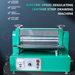 Machine de mesure du cuir semi-automatique 220V 120W avec régulation de vitesse pour le pressage, le pliage et l'ajustement des sangles - Product Image 1