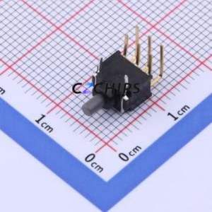 CFP2-2RC4-AW <b>Push</b> <b>Button</b> <b>Switch</b> Through hole Component THT <b>Switch</b> Double Pole Double Throw Round Plunger Right Angle Insert 28V - Product Image 2