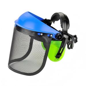 Protectores Faciales de Seguridad Industrial a Precio Económico, Certificación CE EN 166, Visera Transparente de PC con Orejeras, Resistentes a Impactos y Salpicaduras - Product Image 4