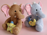 Fabricant de jouets en peluche personnalisés de haute qualité de 25 cm, jouet en peluche éléphant, ours en peluche, jouet en peluche doux