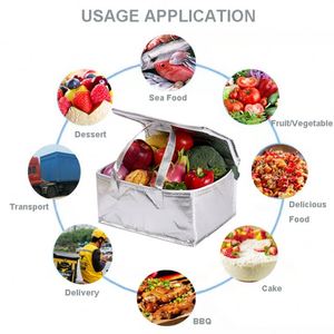 Factory Supply Wholesale Non-Woven Insulation Cooler Bag for Takeout for Milk Tea Coffee Cake Dessert Food Items - Product Image 3