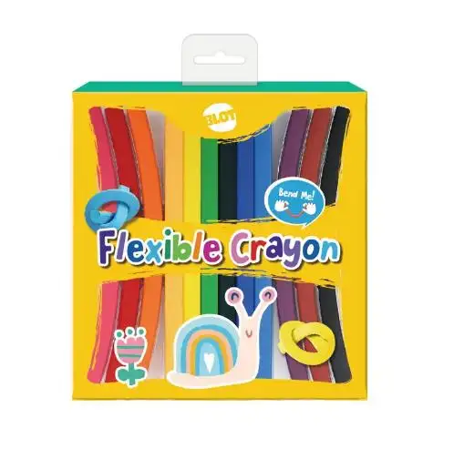 12pcs Triângulo Lápis Não-tóxico Giz de Cera Crayon Melhor Quantidade de Segurança Flexível Papelaria Criativa de Desenho Profissional