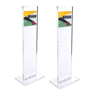 Panneau d'affichage transparent en acrylique pour paramètres de voiture, support publicitaire pour prix et informations de modèles de concessionnaires automobiles 4S - Product Image 1