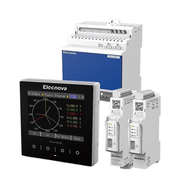 Remote Monitoring Control 3 Phase Data Acquisition Multi Channel Energy Meter