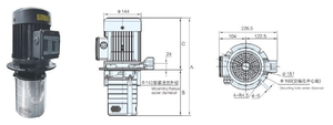 Immersed Vertical Multistage Centrifugal <b>Pump</b> Coolant <b>Pumps</b> Cutting <b>Fluid</b> Hydraulic <b>Pump</b> - Product Image 3