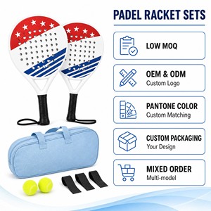 Set de <span class=keywords><strong>Padel</strong></span> para 2 Jugadores, Kit Completo que Incluye 2 Raquetas, 2 Pelotas y Bolsa de Transporte, para Principiantes - Product Image 6