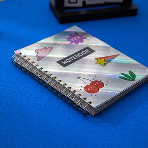 Dễ Thương A5 Xoắn Ốc Kế Hoạch Với Dán-Cầu Vồng Ba Chiều Bìa Máy Tính Xách Tay Cho Các Trường Học Quà Tặng Văn Phòng Tùy Chỉnh Kế Hoạch - Product Image 1