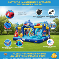 Château Gonflable Compact pour Enfants - Jeu de Rebond et Toboggan Extérieur pour Fêtes - Offre Spéciale