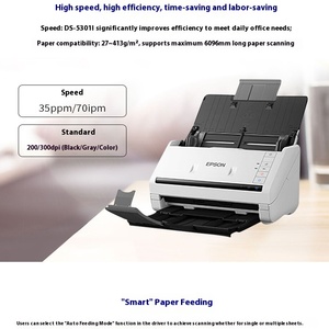 Cho e-pson DS-530II máy quét hàng loạt hai mặt tốc độ cao với giao diện USB phần mềm nhận dạng đặt tên tự động trong - Product Image 4