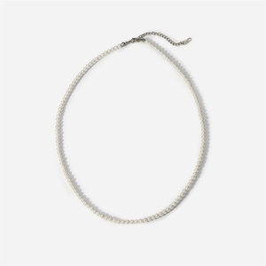 Joyería de Moda, Collar de Perlas de Agua Dulce de 4 mm, Accesorios para Mujeres y Hombres, Collares de Joyería Vintage - Product Image 1