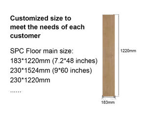 Europe Design Durable Waterproof PVC SPC Indoor Floor Wear-Resistant Click-Lock Vinyl <strong>Flooring</strong> for House or Office - Product Image 3